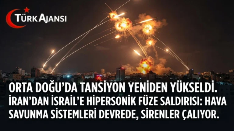 İran’dan İsrail’e Hipersonik Füze Fırlatıldığı İddiası