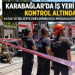 Karabağlar’da İş Yeri Yangını: Ekipler Alevleri Kontrol Altına Aldı