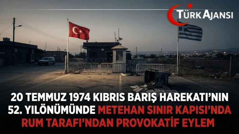 Kıbrıs Barış Harekatı: Metehan Sınır Kapısı’nda Provokatif Rum Gösterisi