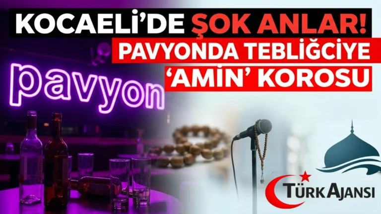 Kocaeli’de Pavyonda Dua Eden Tebliğciye Müşteriler “Amin” Dedi