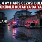 Kütahya’da Firari Hükümlü Polis Ekiplerince Yakalandı