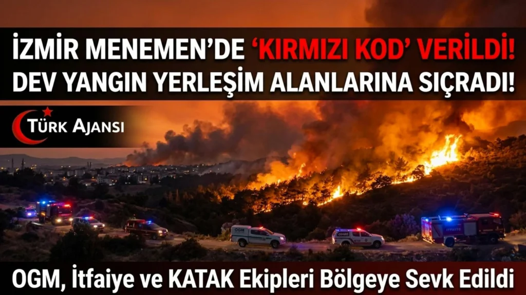 Menemen’de Kırmızı Kodlu Büyük Yangın: Alevler Evlere Sıçradı 2 Menemen’de Kırmızı Kodlu Büyük Yangın: Alevler Evlere Sıçradı