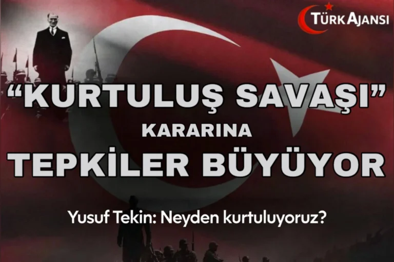 79. Millî Eğitim Bakanı Yusuf Tekin’in “Kurtuluş Savaşı” Kararına Tepkiler Büyüyor
