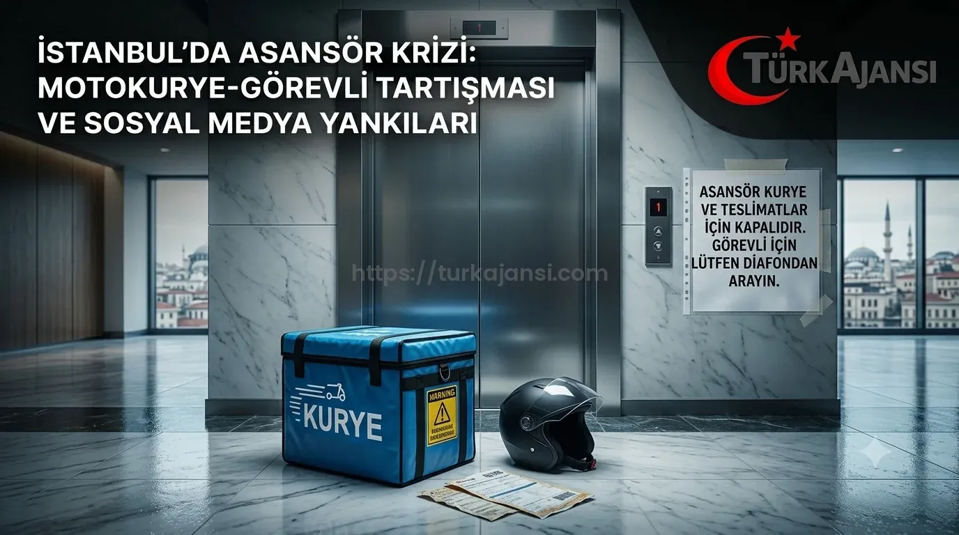 Motokurye Asansör Tartışması: İstanbul'da 2 Kritik Gelişme Gündem Yarattı 2 İstanbul'da motokurye asansör tartışması ve apartman görevlisi