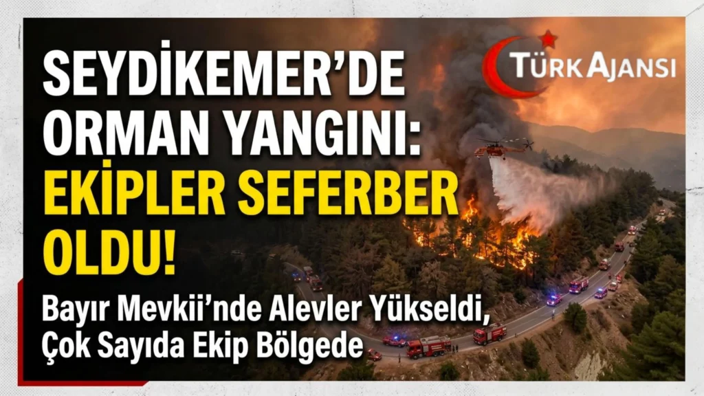 Muğla Seydikemer’de Orman Yangını: Havadan ve Karadan Müdahale Sürüyor 1 Muğla Seydikemer’de Orman Yangını: Havadan ve Karadan Müdahale Sürüyor