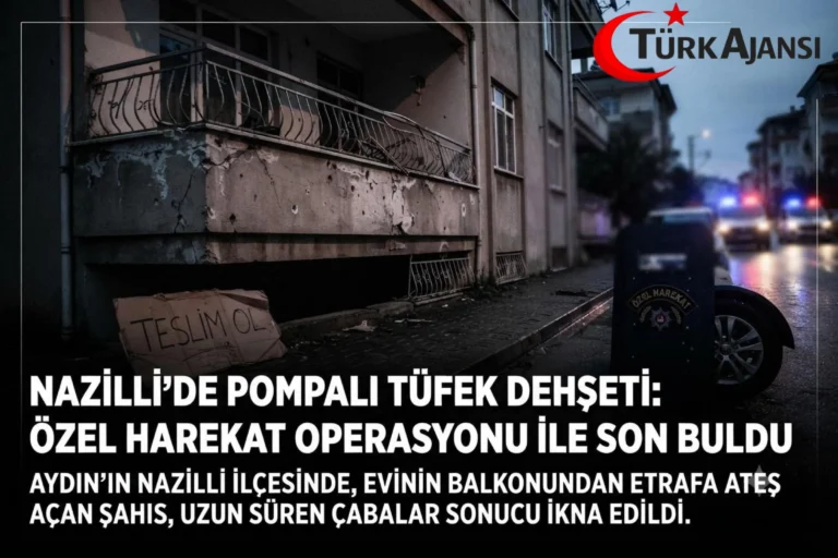Nazilli’de 1 Şahsın Pompalı Tüfek Dehşeti: Özel Harekat Operasyonu ile Son Buldu