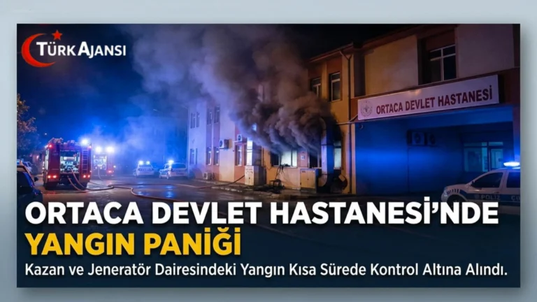 Ortaca Devlet Hastanesi’nde Yangın!