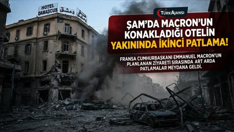 Şam’da Macron’un Konakladığı Otelin Yakınında İkinci Patlama!