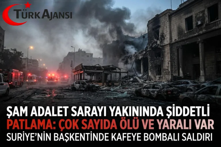 Şam’da Patlama: Adalet Sarayı Yakınlarında Çok Sayıda Ölü ve Yaralı