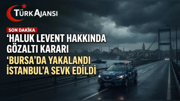 Son Dakika: Haluk Levent Gözaltına Alındı