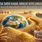 Ekmeklik Buğday İhracatı 16 Ay Sonra Yeniden Başladı: Flaş Karar
