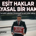 Terörle Mücadelede Yaralanan Gaziler Güvenpark’ta Hak Arayışını Sürdürüyor