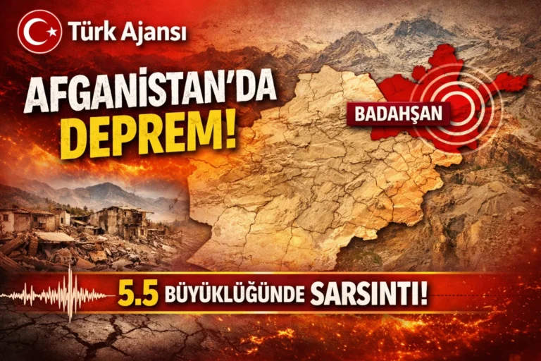 Afganistan’da Deprem: Badahşan Vilayetinde 5.5 Büyüklüğünde Sarsıntı