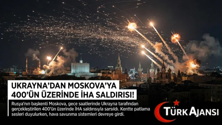 Ukrayna’dan Moskova’ya 400’ün Üzerinde İHA Saldırısı!