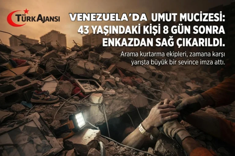 Venezuela’da Deprem Sonrası Mucize Kurtuluş: 8 Gün Sonra Enkazdan Sağ Çıkarıldı