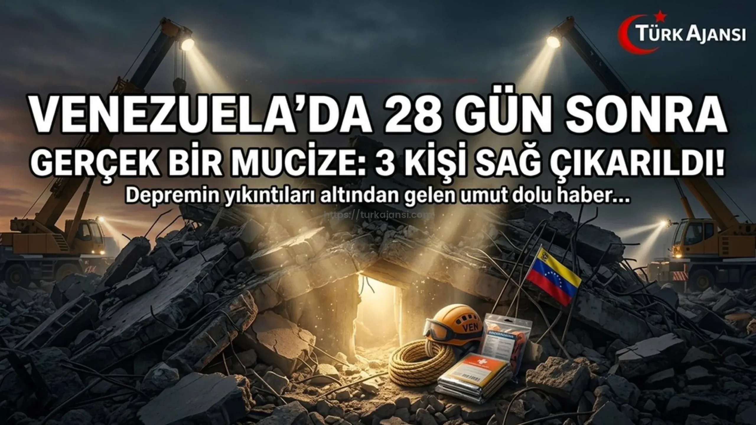 Venezuela’da Depremden 28 Gün Sonra Gelen Mucize