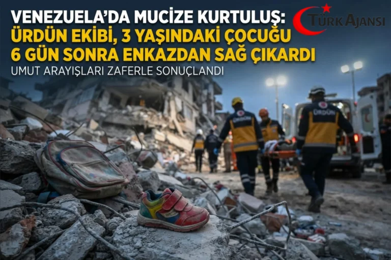 Venezuela’da Mucize Kurtuluş: 3 Yaşındaki Çocuk 6 Gün Sonra Enkazdan Sağ Çıkarıldı!
