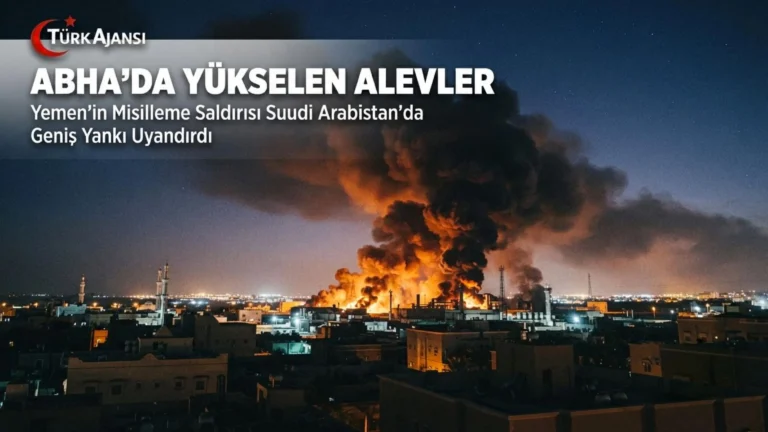 Yemen’in Misilleme Saldırısı Abha’da Büyük Yangına Yol Açtı