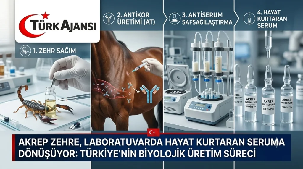 Akrep Zehri Hayat Kurtaran Seruma Dönüşüyor 3 Akrep Zehri Hayat Kurtaran Seruma Dönüşüyor