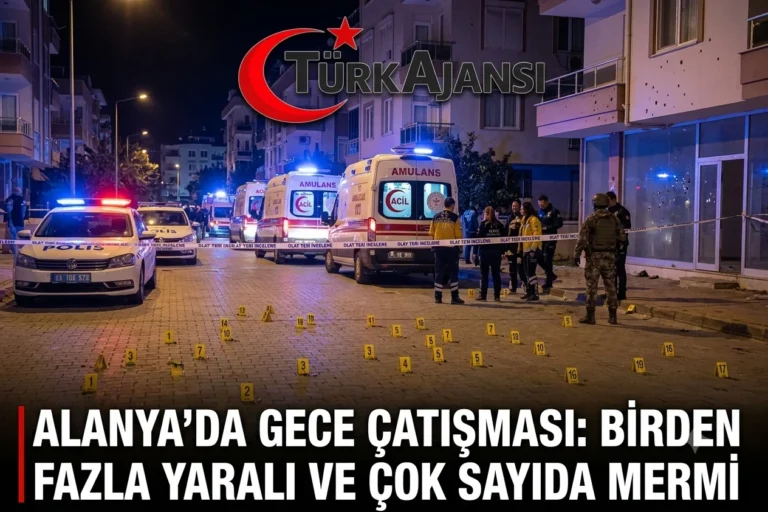 Alanya’da Silahlı Çatışma: Mahallede Büyük Korku Yaşandı