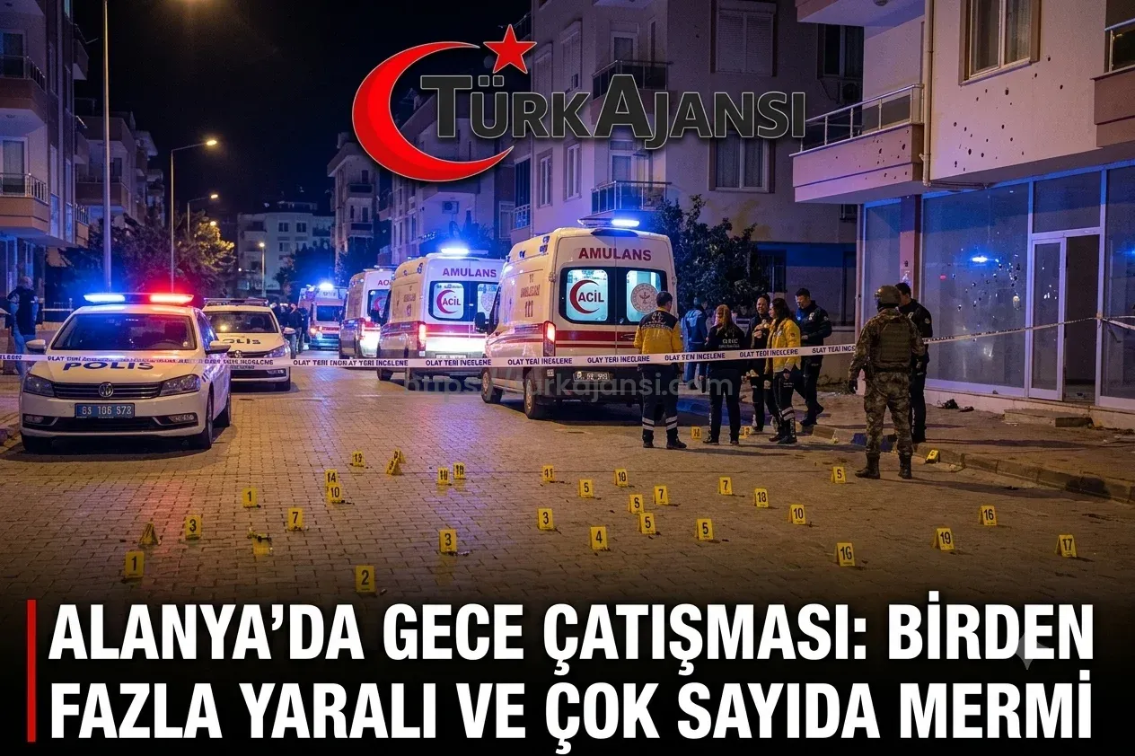 Alanya’da Silahlı Çatışma: Mahallede Büyük Korku Yaşandı
