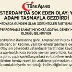 Amsterdam’da Kadının Yaşlı Adamı Tasmayla Gezdirme Görüntüleri Sosyal Medyada Yankı Uyandırdı