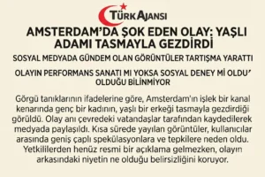 Amsterdam’da Kadının Yaşlı Adamı Tasmayla Gezdirme Görüntüleri Sosyal Medyada Yankı Uyandırdı