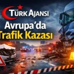 Avrupa’da Otomobil Kamyonun Önüne Geçmek İsterken Kaza Oldu