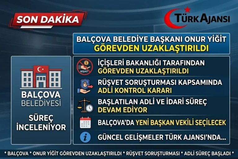 Balçova Belediye Başkanı Onur Yiğit Görevden Uzaklaştırıldı
