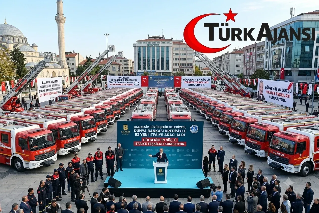 Balıkesir İtfaiyesine Dünya Bankası Kredisiyle 53 Yeni Araç