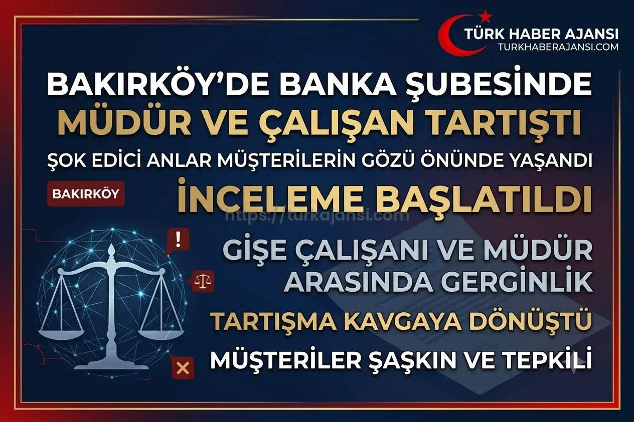 Banka Şubesinde Müdür–Gişe Çalışanı Tartışması Şaşkınlık Yarattı