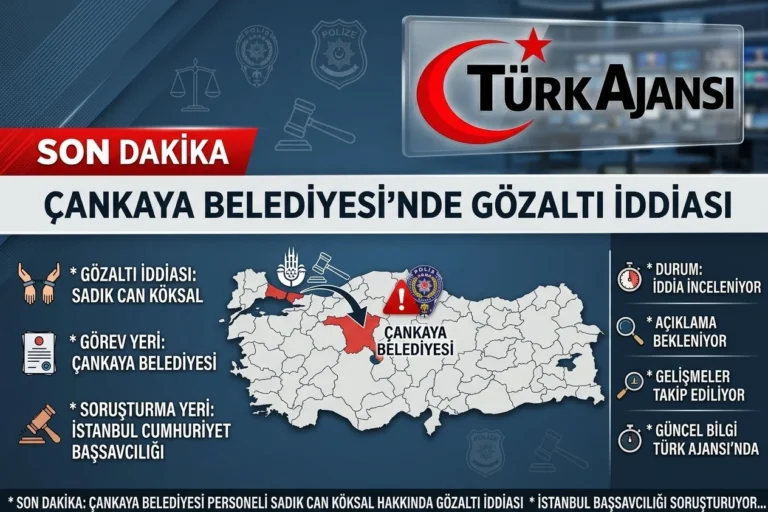 Çankaya Belediyesi’nde Gözaltı İddiası – Sadık Can Köksal Soruşturma Kapsamında