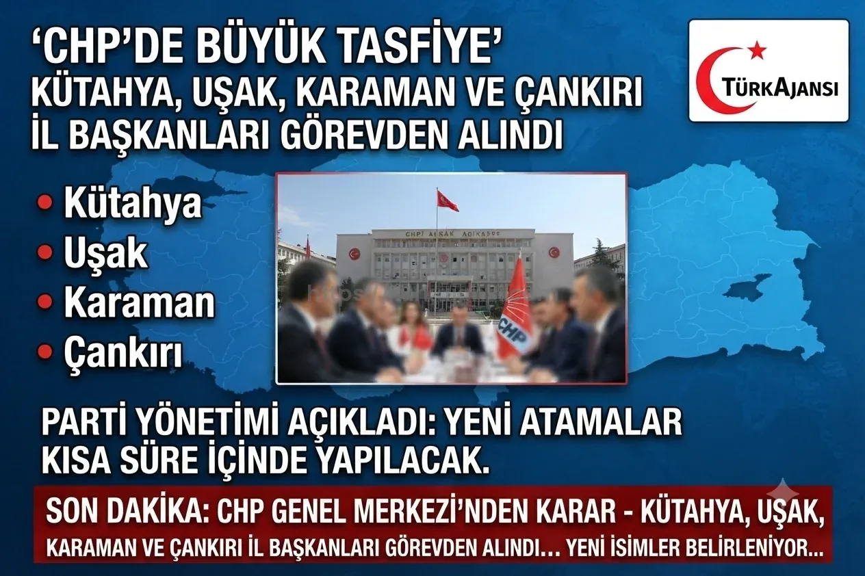 Chp’de Dört İl Başkanı Görevden Alındı