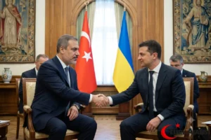 Hakan Fidan Ukrayna’da Zelenskiy Tarafından Kabul Edildi