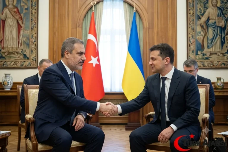 Hakan Fidan Ukrayna’da Zelenskiy Tarafından Kabul Edildi