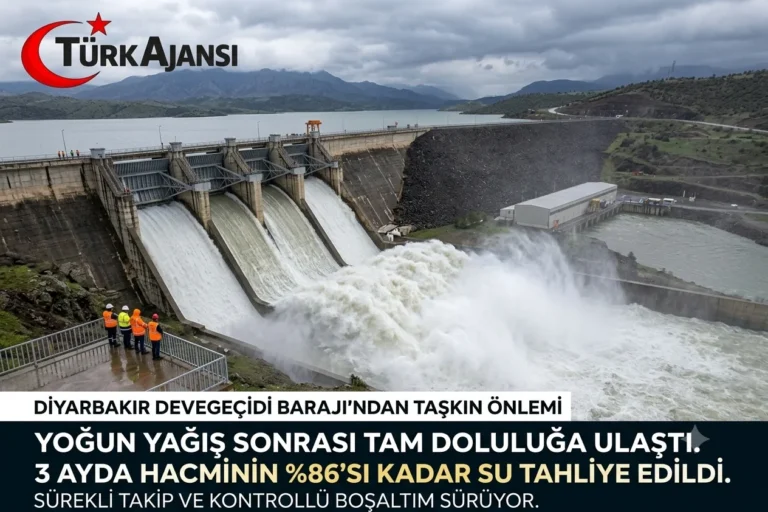 Diyarbakır Devegeçidi Barajı’nda Taşkın Önlemi: 3 Ayda %86 Su Tahliye Edildi