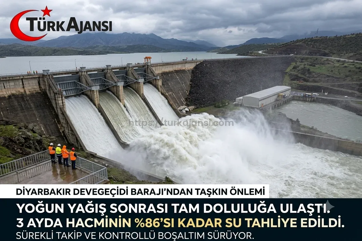 Diyarbakır Devegeçidi Barajı’nda Taşkın Önlemi: 3 Ayda %86 Su Tahliye Edildi