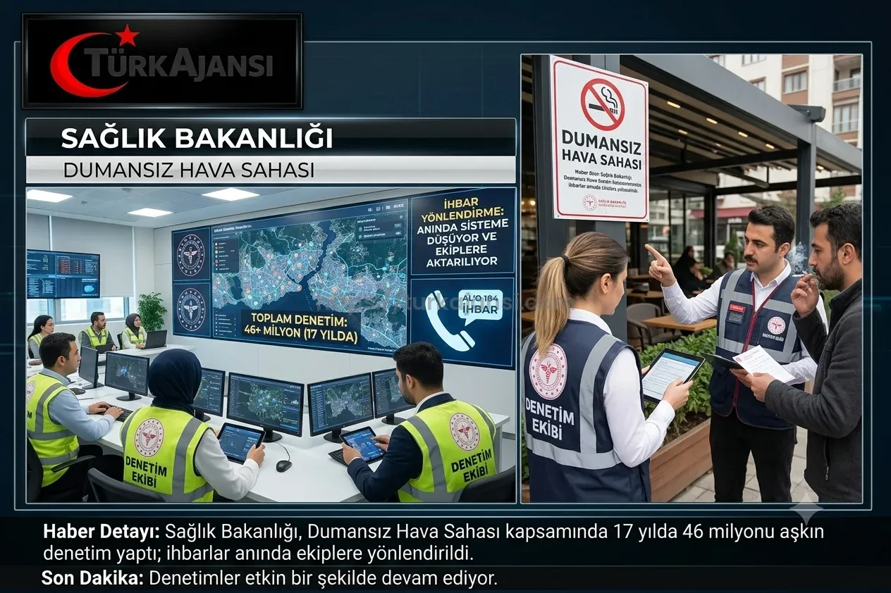 Dumansız Hava Sahasında 17 Yılda 46 Milyon Denetim