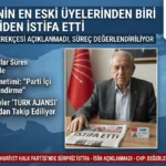 En Eski Chp’li Üye İstifa Etti
