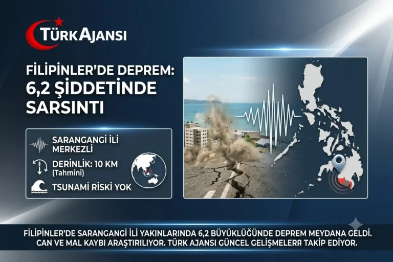 Filipinler’in Sarangani İlinde 6,2 Büyüklüğünde Deprem