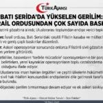 Batı Şeria’da İsrail Operasyonları: Çok Sayıda Gözaltı
