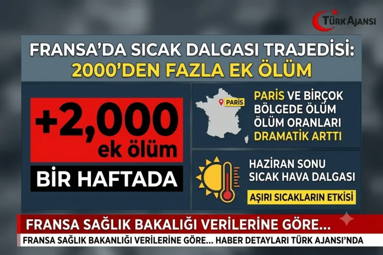 Fransa’da Sıcak Hava Dalgası – Bir Haftada 2.000 Ölüm