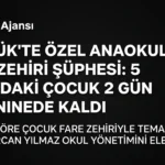 Kocaeli’de Anaokulunda Zehirlenme Şüphesi: 5 Yaşındaki Çocuk Hastanede Gözetim Altında