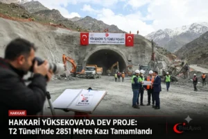 Hakkari’de T2 Tünelinde Çalışmalar Başladı