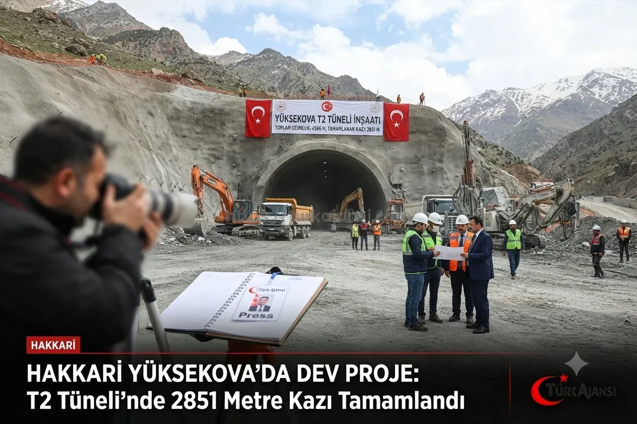 Hakkari’de T2 Tünelinde Çalışmalar Başladı