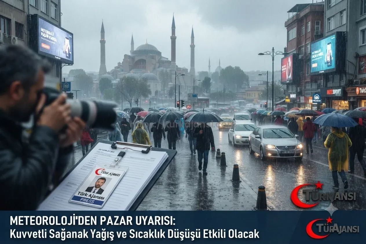 Meteoroloji’den Pazar Günü İçin Sağanak Yağış Uyarısı 1 Meteoroloji’den Pazar Günü İçin Sağanak Yağış Uyarısı