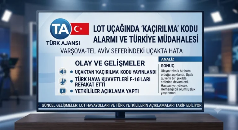 Tel Aviv Uçuşunda Alarm: Türkiye F-16’ları Havalandı!