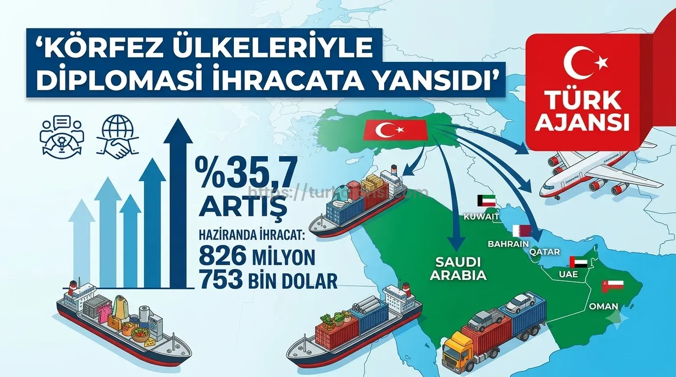Türkiye’nin Körfez Diplomasisi İhracata Yansıdı: Haziranda %35,7 Artış