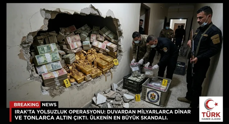 Irak’ta Dev Yolsuzluk Operasyonu: Duvarların İçinden Milyarlarca Dinar ve Altın Fışkırdı
