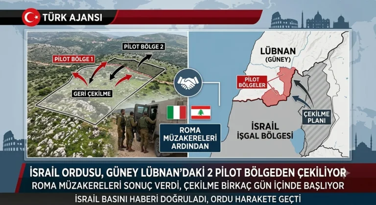 İsrail Ordusu Lübnan’daki Pilot Bölgelerden Çekilebilir